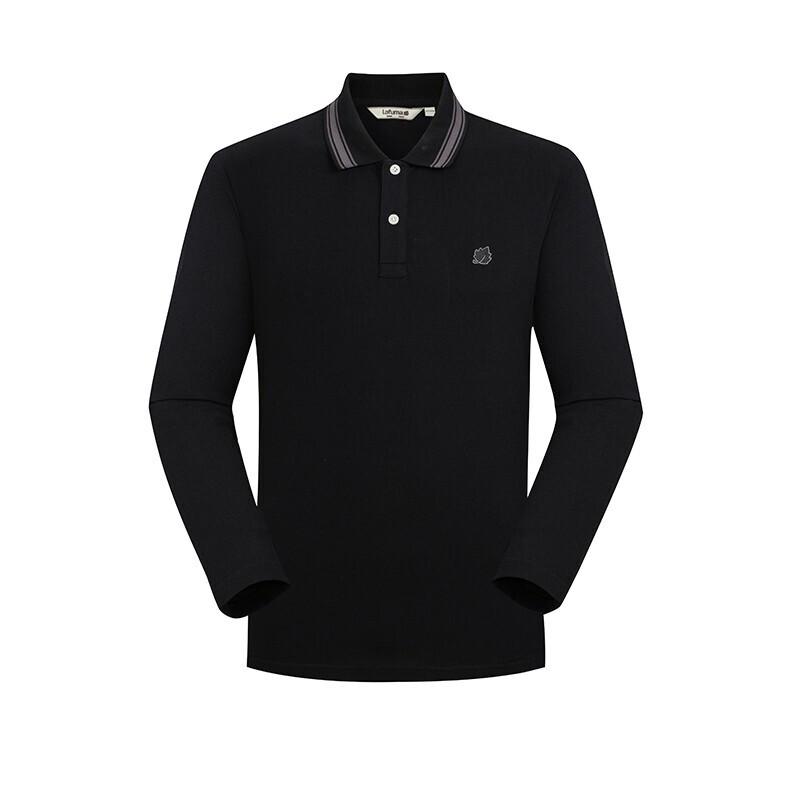 LAFUAMA Men's Autumn Long-Sleeve Polo Shirt