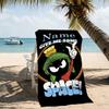 Customizable personalized beach towels Marvin the Martian themed designs.Suitable for the beach, yoga, sports;ideal as beach accessories