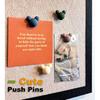 24 Pcs Cute Push p,Colorful Decorative thumbtacks,Mouse Push p,for Cork Board,Office or Home (24 Pcs- Velvet)