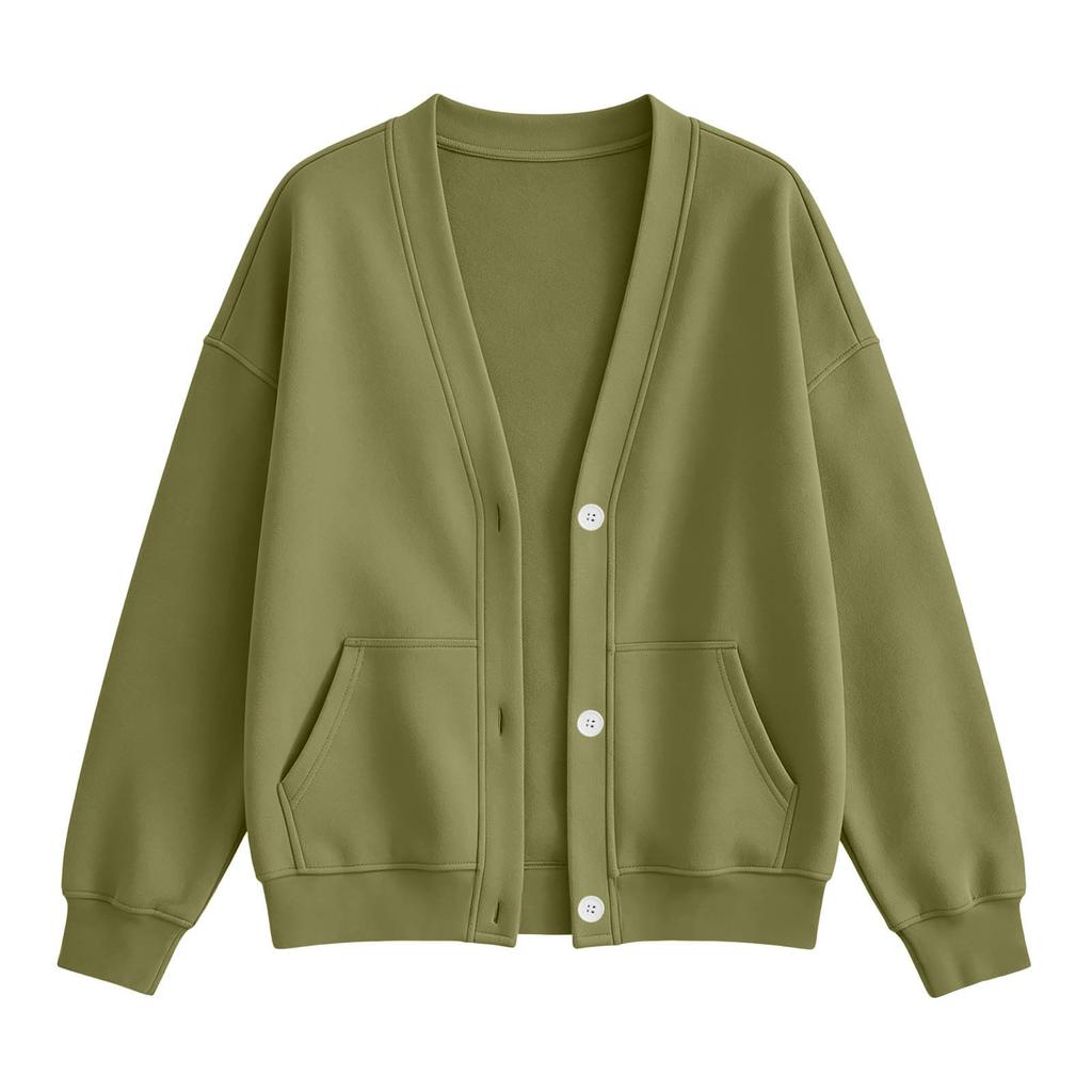 Women's Casual Color Long Sleeve Jacket for Everyday Wear