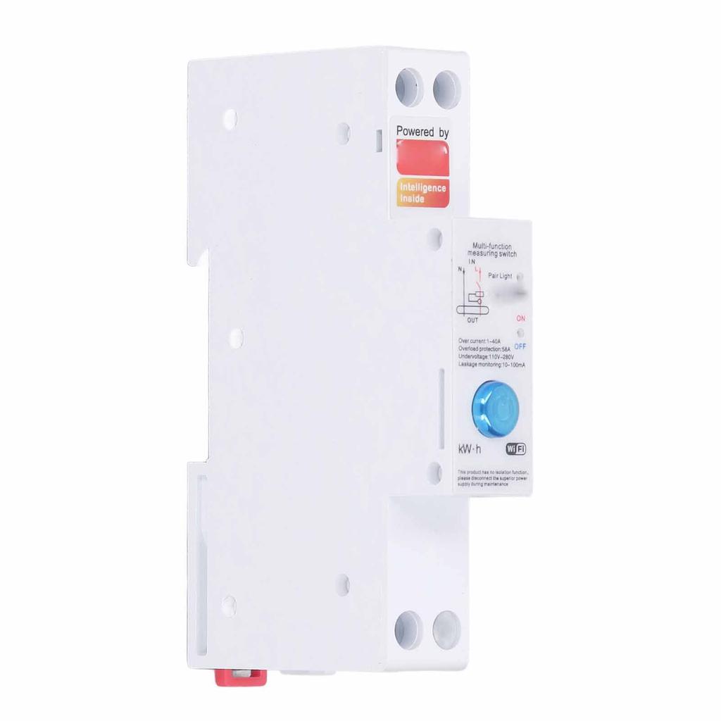 Smart WiFi Circuit Breaker Overload Protection Remote Control Air Switch with Power Monitoring AC110‑280V