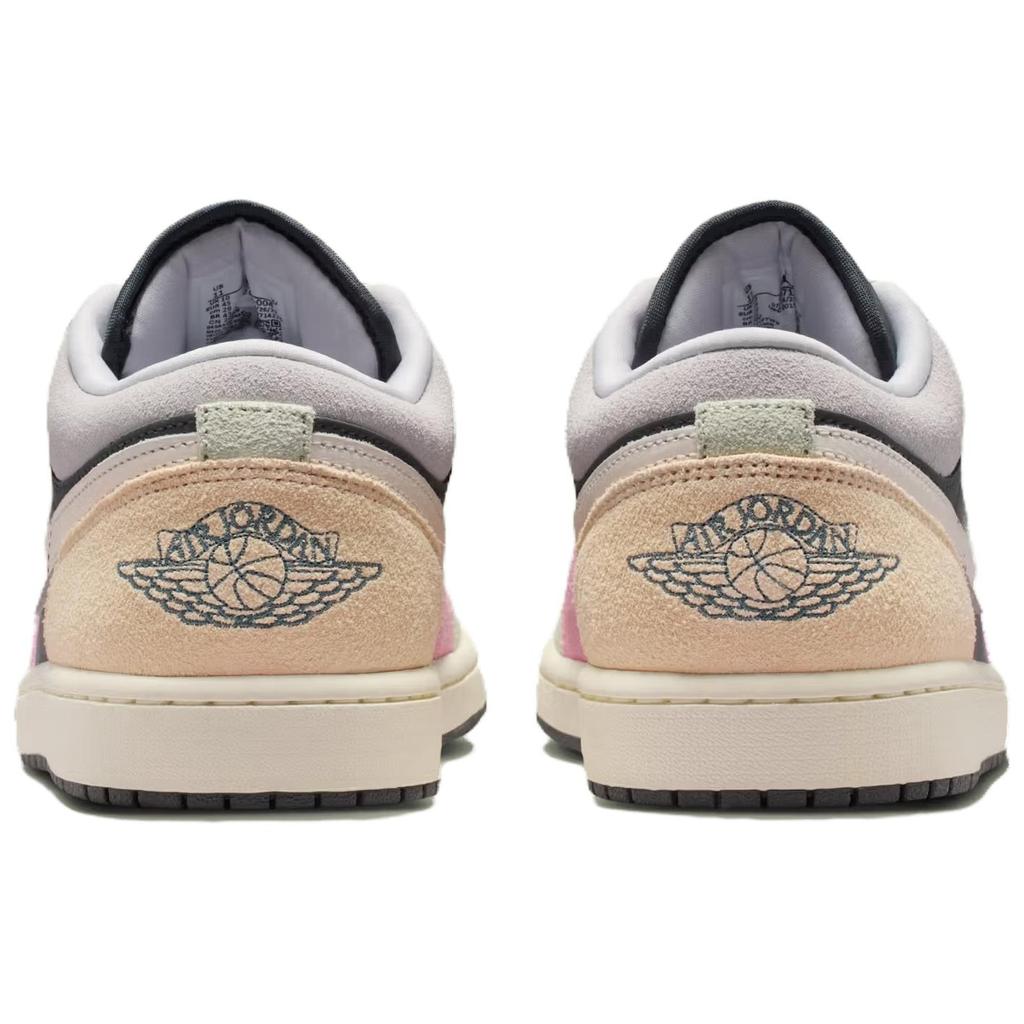 Jordan Air Jordan 1 Low top Vintage Basketball Shoes Unisex Pink Black IB7109-004