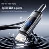 Tookci 2.4A Fast Charging Silicone Data Cable with Digital Display for iPhone 14/13/12