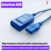 Cable Adaptador de Placa de Electrodo Cable de Conexión de Placa Negativa Enchufe de 2,0 mm 6,3 mm para Placa Bipolar Desechable y Placa Monopolar