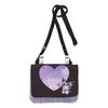 SANRIO Shoulder Pocket Pouch Kuromi Personal Goods Polyester Approximately Width 14 X Depth 1 Height 12 Cm Name Space Inside For Children 102229