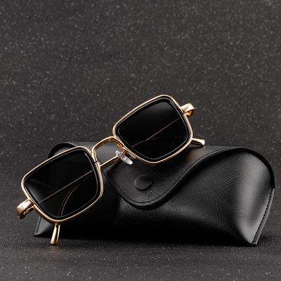 Occhiali da Sole Unisex Uomo Donna Vintage Quadrati UV400 Occhiali Steampunk Accessori Occhiali