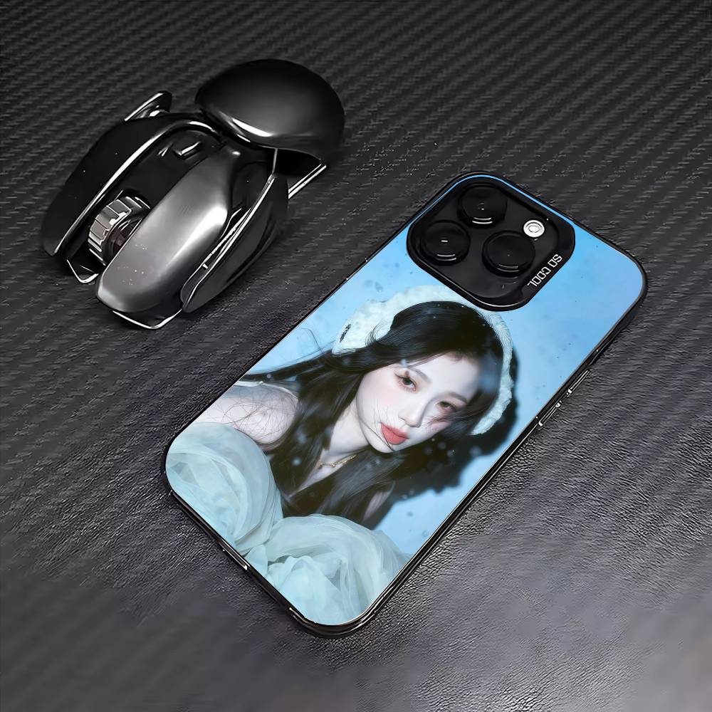 E-Esther Yu Shuxin Phone Case For iPhone 17, 16,15,14,13,12,11 Plus,Pro Max, Colorful Silver Funda Cover