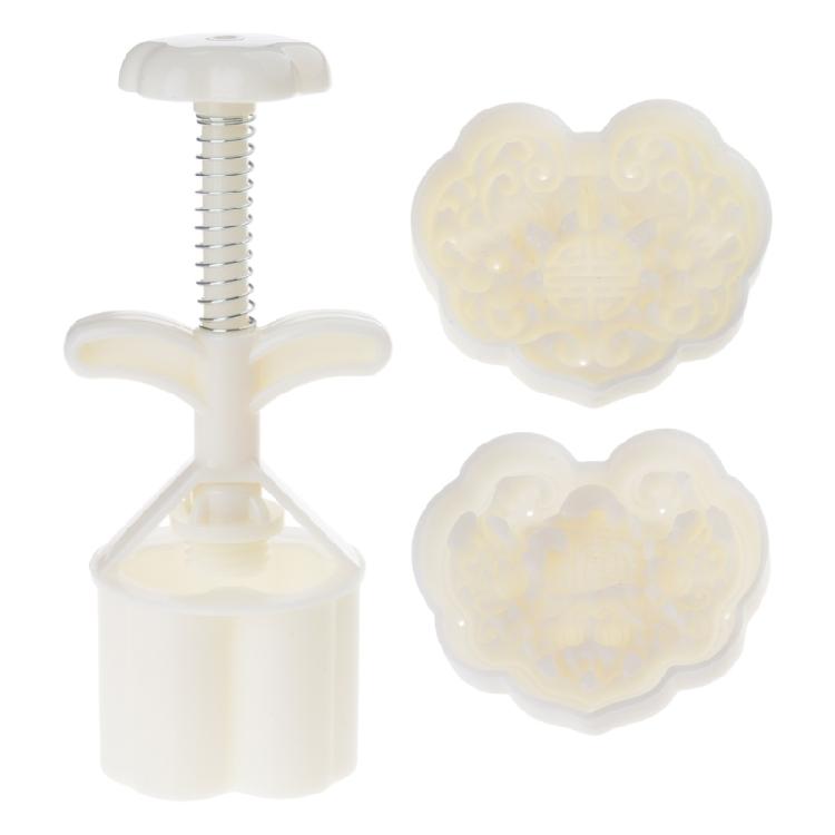 Hand-Pressure Moon Cake Mold Lion/Latches Shape Cookie Stamps Mooncake Makers