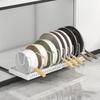 Wow-oh Expandable Frying Pan Storage Cabinet with Adjustable Pull-Out Pot Rack