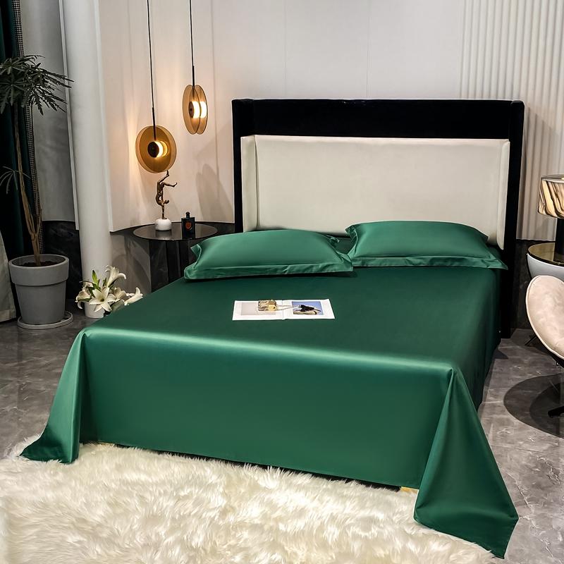 1000TC Egyptian Cotton Flat Bed Sheet 100% Cotton Top Sheet with Pillowcases  Luxury Soft Bed Sheet Bed Linen Double Queen King