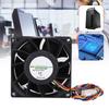 CPU Cooler Dual Ball PWM 4 Wire Computer Chassis Cooling Fan 4900RPM Speed 12V 0.87A