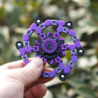 Deformation Kreisel Tragbar Stressabbau Fingerspitzen Mechanischer Kreisel Pädagogischer Ketten-Spinner Sensorisches Spielzeug Kinder Erwachsene Geschenk