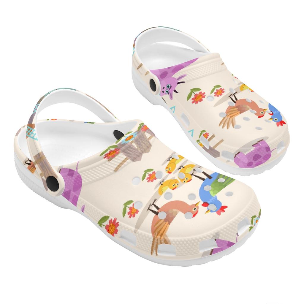 Trendy Printed EVA Casual Clogs Men Women Comfortable Breathable Slip On Soft Footwear Lightweight Summer Sandals Soft Daily Wear