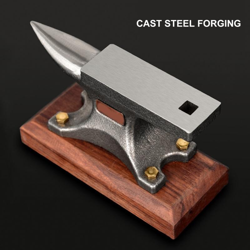 Handwerkliches Stahlamboss Für Metallarbeiter Juweliere Rutschfeste Ebenholzplattform Werkstatt-Grundausstattung für die Schmuckherstellung