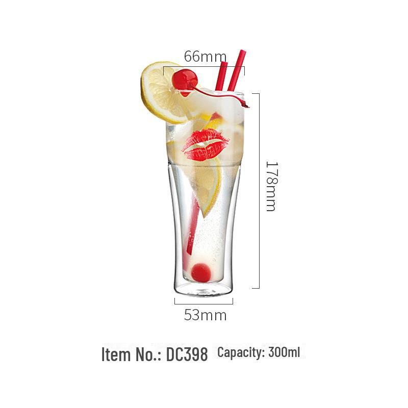 

Прозрачная двухслойная стеклянная чашка для кофе Mingshangde 100-450ml