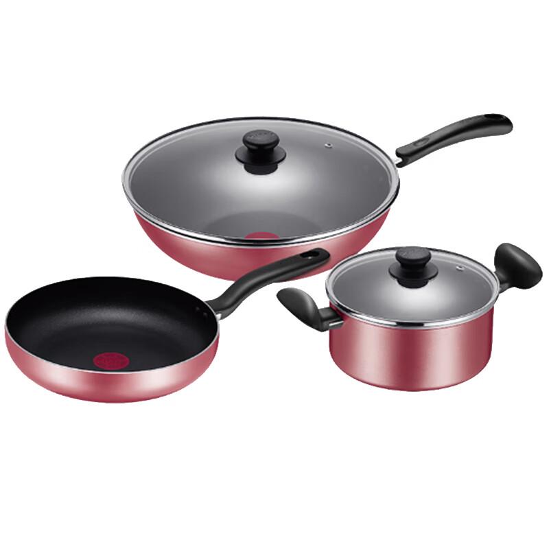 SUPOR Red Dot Non-Stick 3-Piece Cookware Set