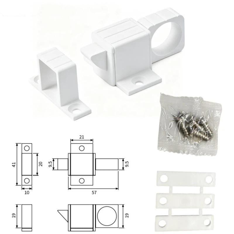 Automatic Aluminum Alloy Spring Latch Self Closing Slide Bolt Door Window Security Pull Ring Gate Latch Lock