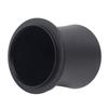 Coffee Dosing Cup Aluminum Alloy Antistatic Coffee Powder Feeder Dosing Cup for 51mm 53mm 54mm Portafilter Basket Black