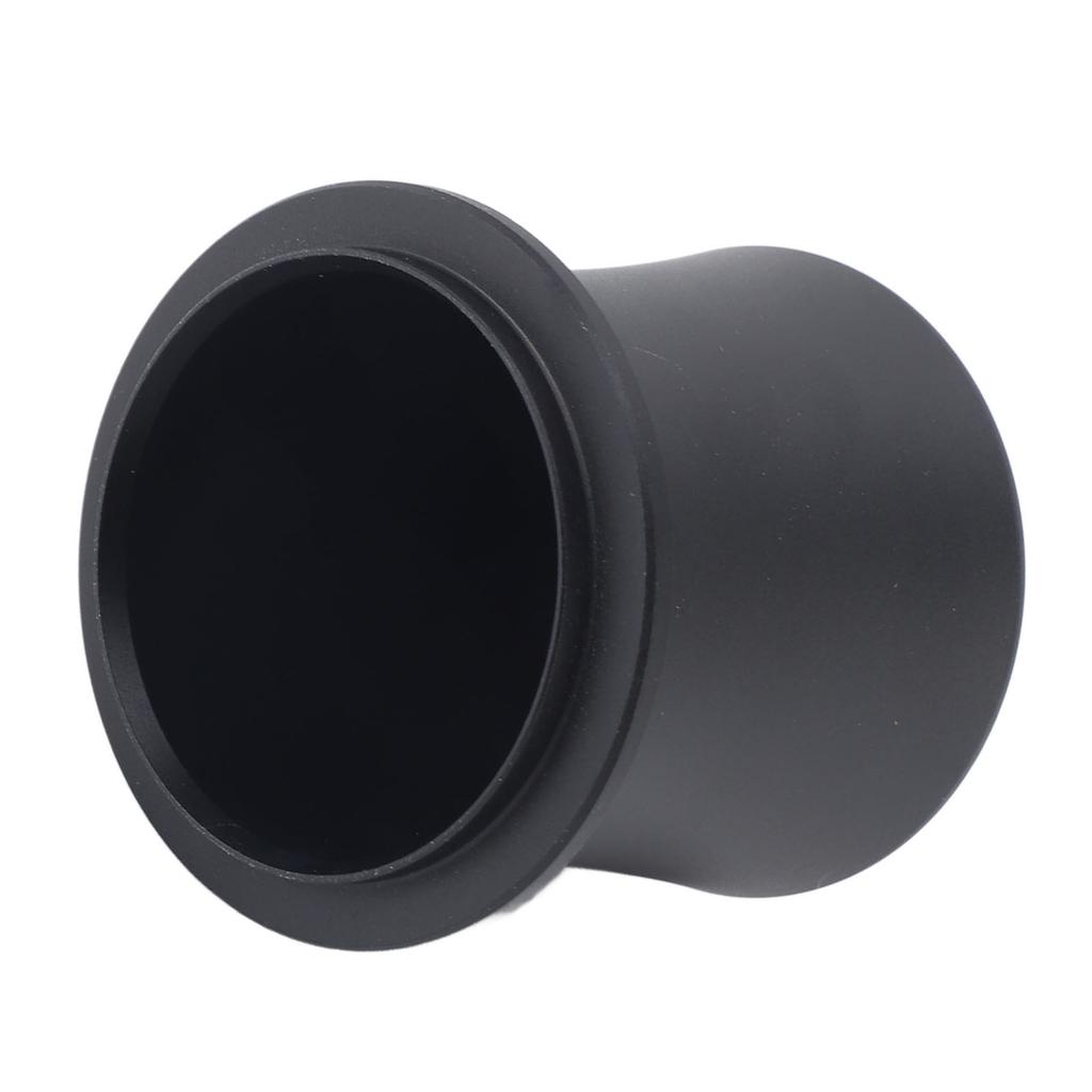 Coffee Dosing Cup Aluminum Alloy Antistatic Coffee Powder Feeder Dosing Cup for 51mm 53mm 54mm Portafilter Basket Black