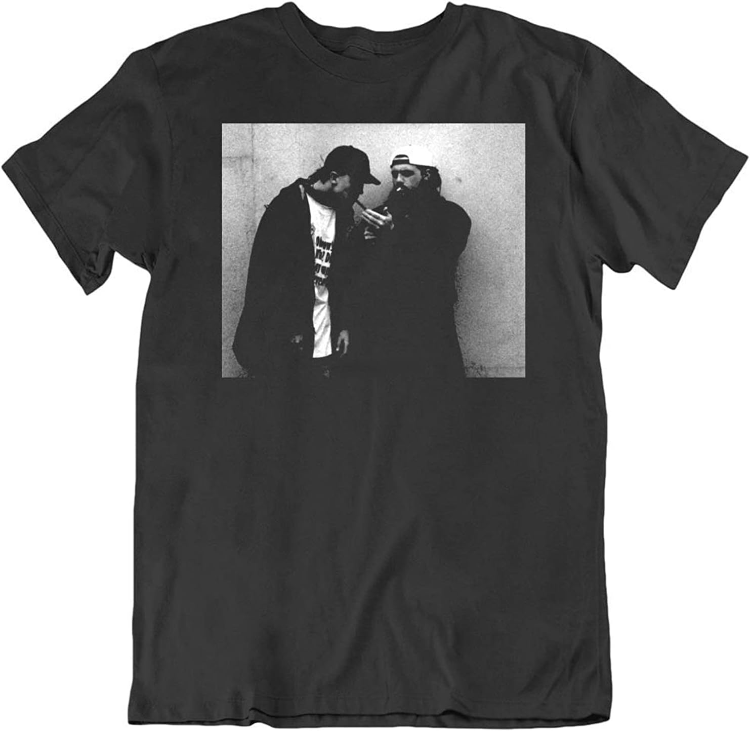 Clerks Cult 90s Comedy Movie Fan Funny Jay and Silent Bob Black T Shirt Gift Mens Womens Unisex T-Shirt(1) XXL