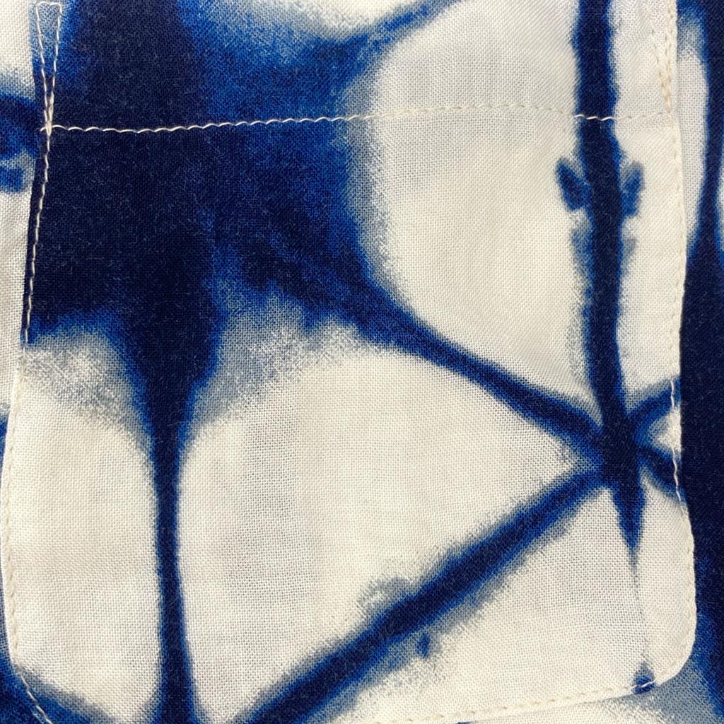 HOUSTON Off-white rayon wool aloha shirt 41249 tops XL Off-white/blueUsed