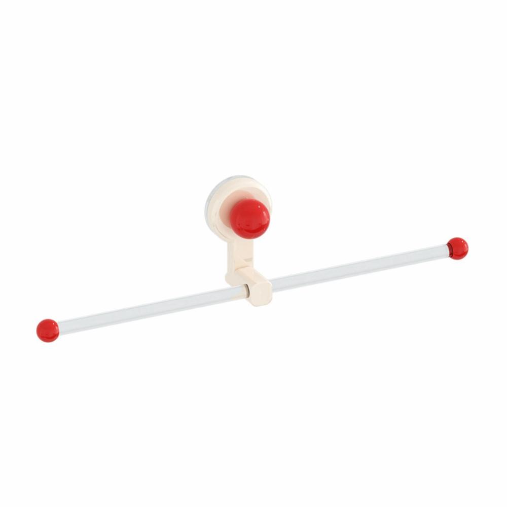 

Lightweight Towel Stand Organizer Wall Mounted Hair Tie Storage Rack Towel Storage Hook Household 30cm бежевий