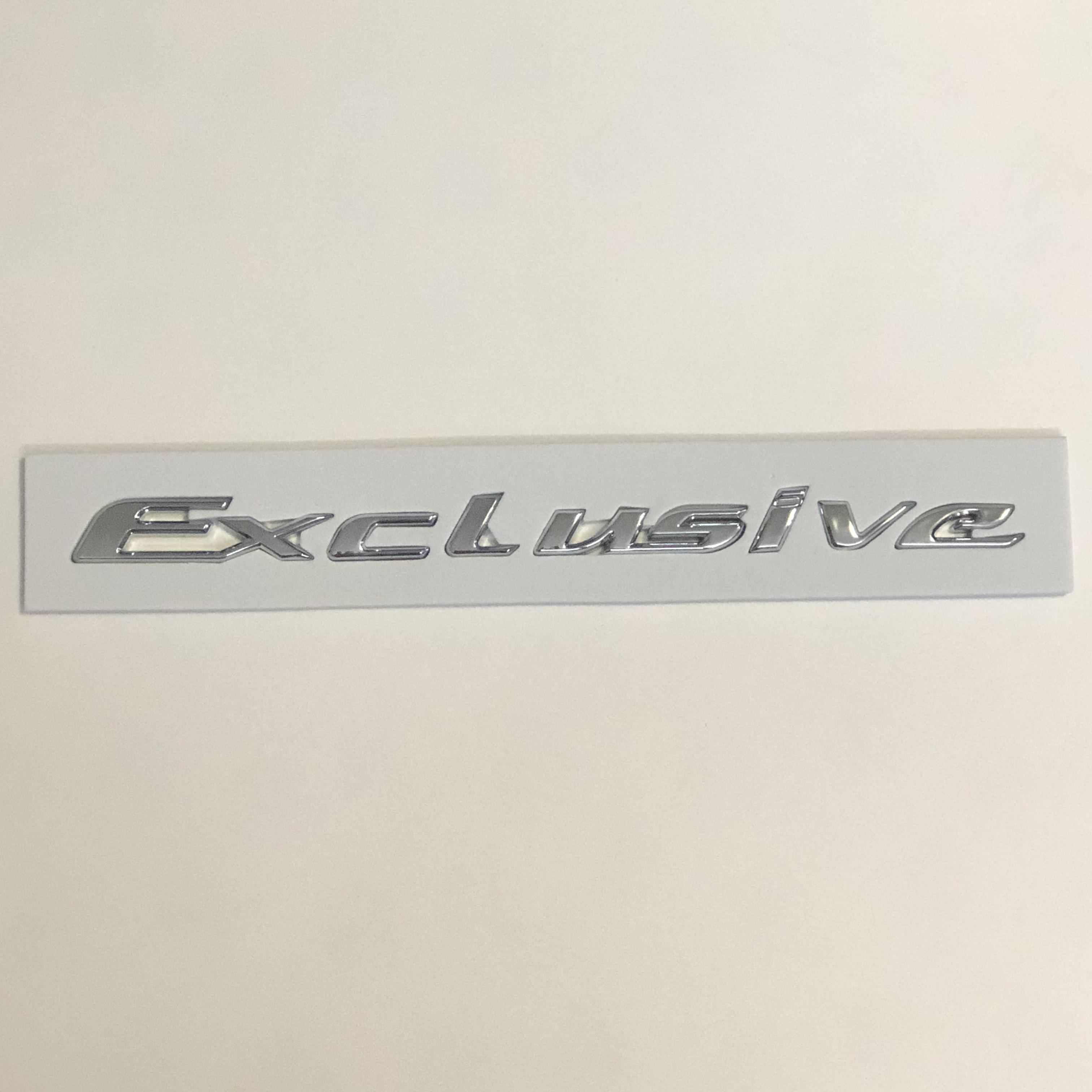 

1pcs 10pcs ABS Badge Nameplate Symbol Decal car for Exclusive Emblem Car Rear Trunk Tailgate Logo Letters Sticker 1pcs Exclusive