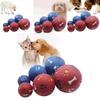 Robuster Kau-Ball für Haustiere, erhältlich in großen, mittleren und kleinen Größen, aus Gummimaterial