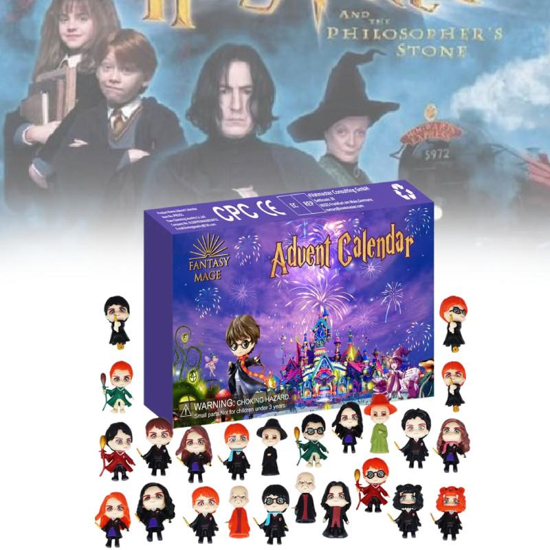 Bezaubernder Harry Potter Countdown Weihnachts-Blindbox Spielzeug Geschenkset für Zauberer