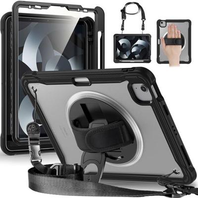 Capa para iPad Pro 11" - Proteção Antichoque - Alça de Mão - Preto - TPU e PC - 360°