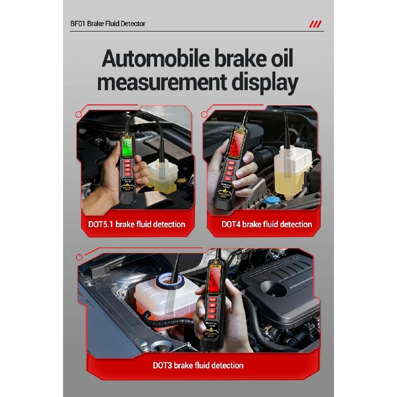 Brake Fluid Tester Oil Quality Check Detector ANENG BF01 Universal Brake Liquid Digital Vehicle Auto Brake Oil Tester Tools