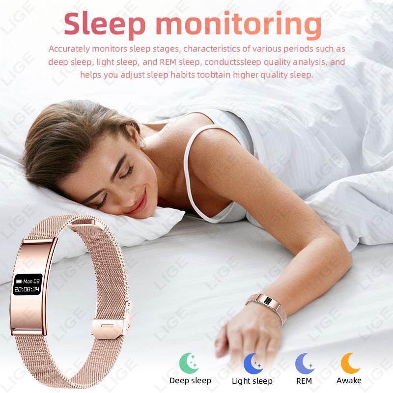 NEW Ultra-thin Fashion Smart Bracelet Pedometer Health Women Men Sports Waterproof Watch Heart Rate Blood Oxygen Wristband