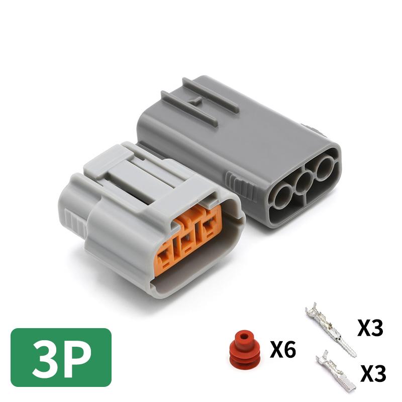 5/10/100 sets 6195-0003 Sumitomo DL type 2Pautomotive waterproof connector fog lamp plug connector male female terminal sheath