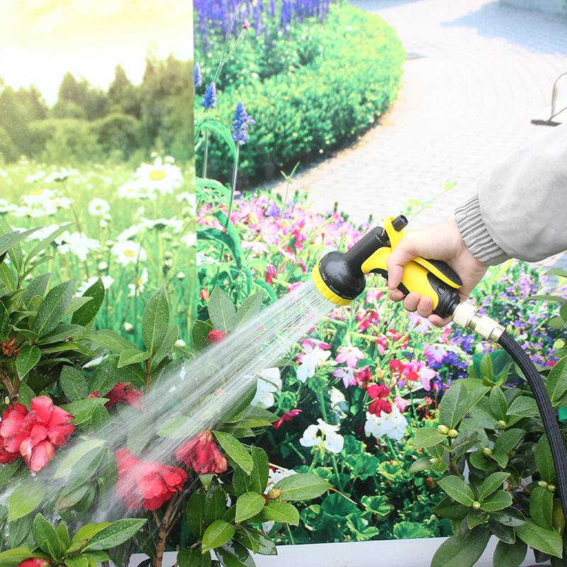 High-Pressure Explosion-Proof Retractable Garden Hose with Watering Nozzle