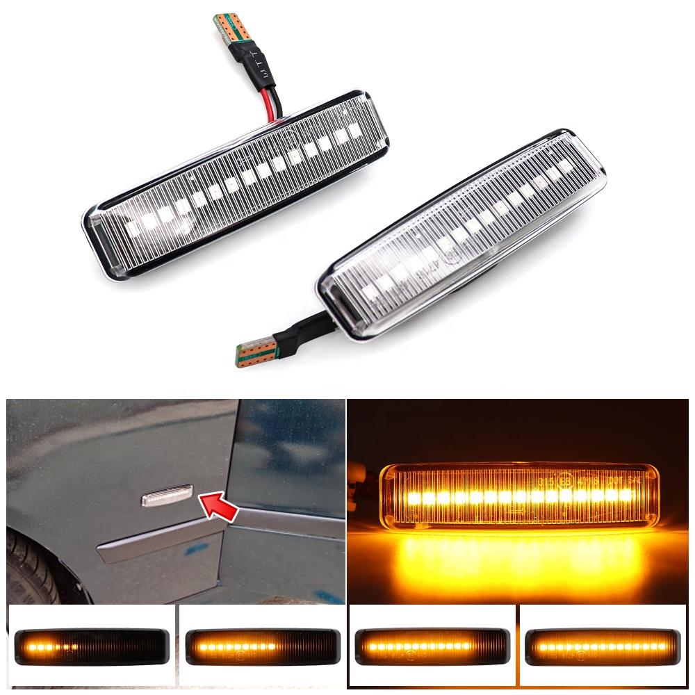 Quality LED Sequential Turn Signal Lights for BMW E39 M5 525i 528i 530i 63142496299 Blinker Dynamic Side Marker Indicator Lamps