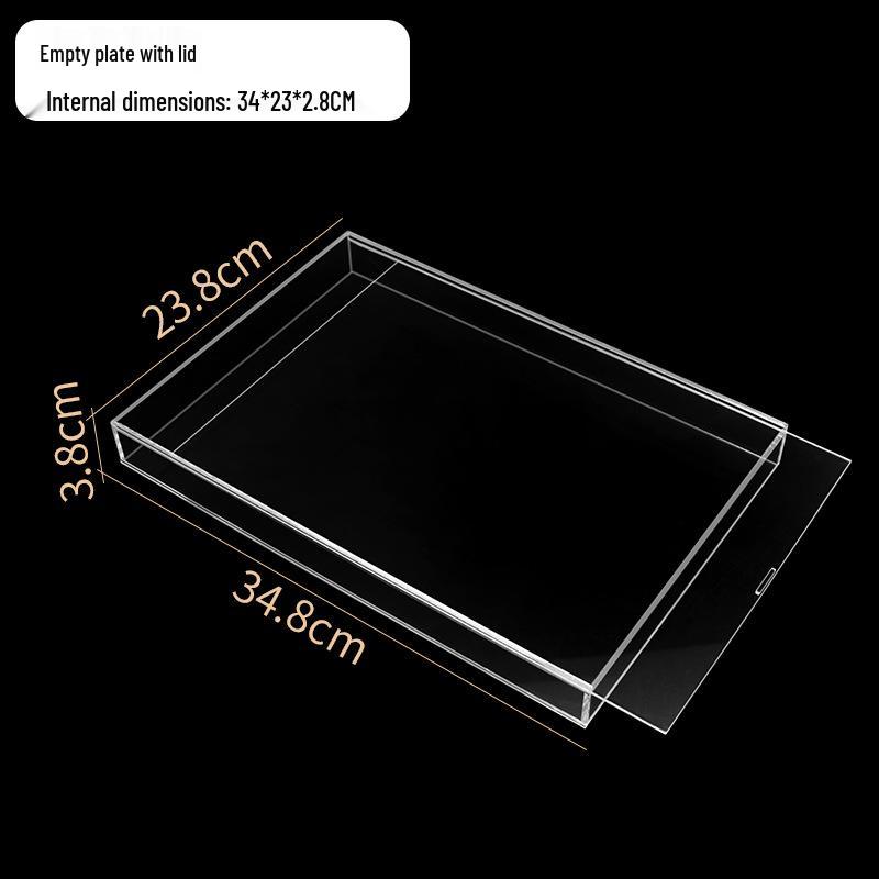 Clear Acrylic Multi-Grid Jewelry and Bead Display Box