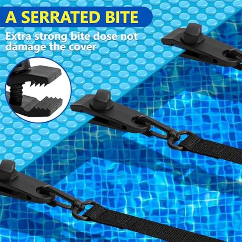 M-Modern-Solar Blanket Straps Kit Pool Cover Clamps Pool Safety Covers Solar Cover Fastening Kit