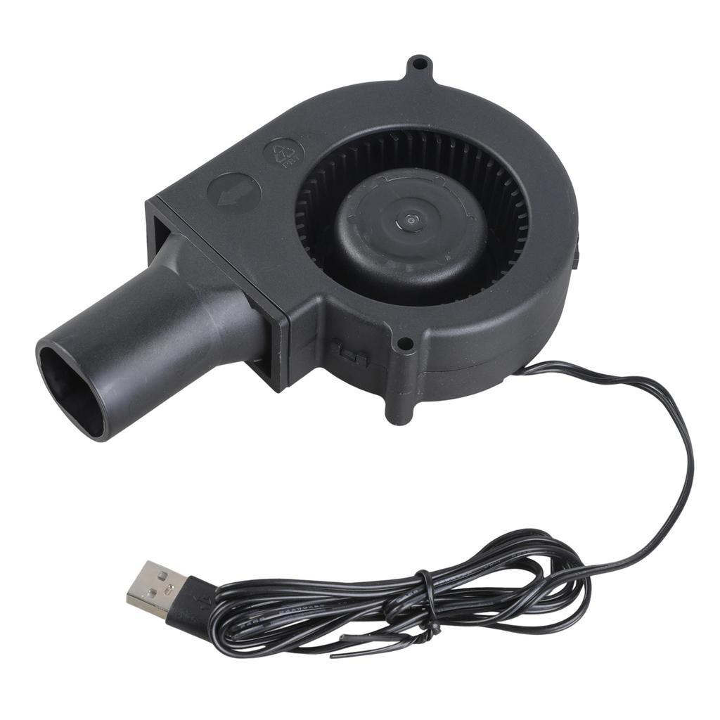 USB 5V Turbo Blower 3 Speed Adjustable Fan For Outdoor Camping Forge Fire Management Tool