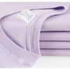 ZIRUNKING 2021 Summer Unisex T-shirts Women/Men Simple Puple O-neck Cotton Match Basic Harajuku T shirt XZGa