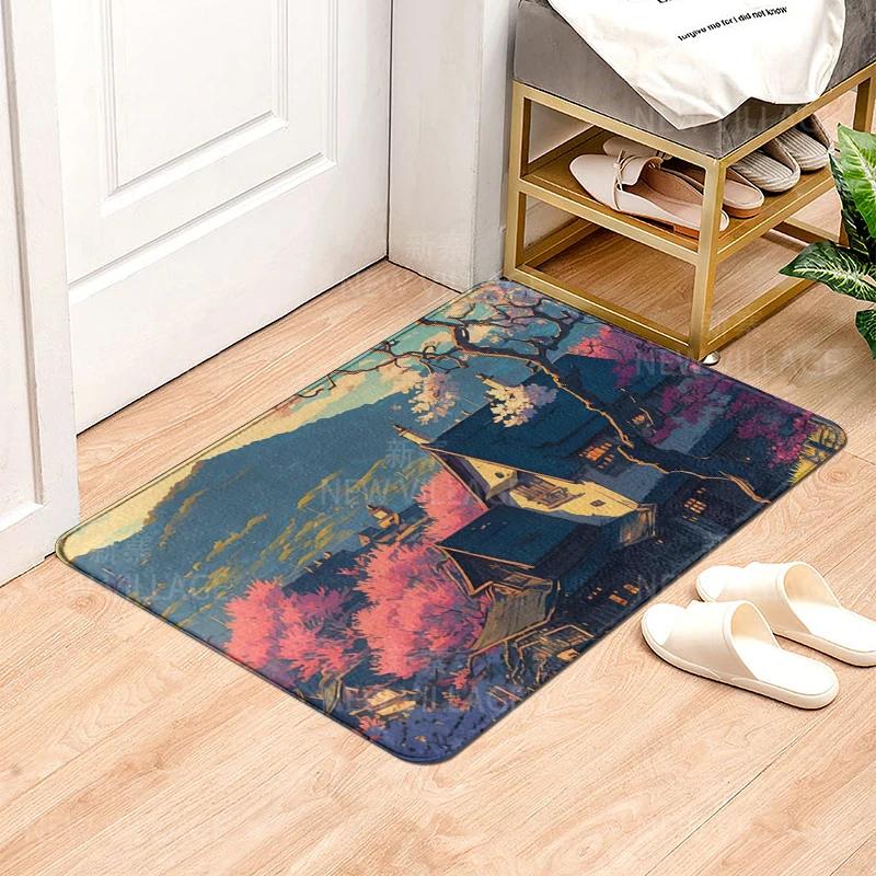 House Entrance Carpet Home Doormat Modern Nordic Style Room Bath Mat Foot Mat Bathroom Non-slip Mat Kitchen Water Absorption Mat