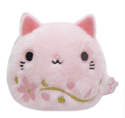 Peluche Originale Sanei Boeki, Sakura Nekodango, L7,5 x P6 x A7 cm, Animale