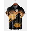 Unisex 26 Fashionable Halloween Shirts for Men and Women in Cute Style  Party and Festival Tops  Pumpkin Head Printed Short Sleeves