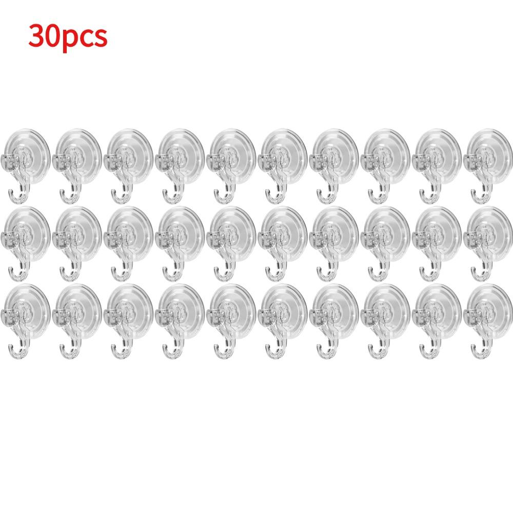 Suction Cup Hooks Clear Reusable Heavy Duty Vacuum Suction Cup Hooks Kitchen Bathroom Hooks for Towel Wall Hook Storage Holder