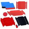 Buffer Felt for Tinting Film Squeegee No Scratch Waterproof Fabric/Microfiber Cloth Car Vinyl Wrap Scraper Protector 12-30pcs