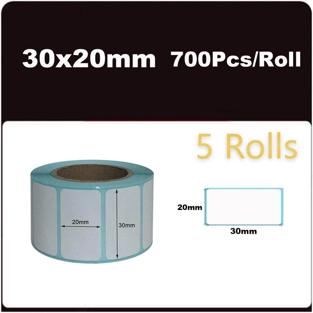 Thermosensitive Paper Can Be Pasted With Label Paper 40 * 30 Rectangular Fruit Stickers, Price Labels, Barcode Printing Paper