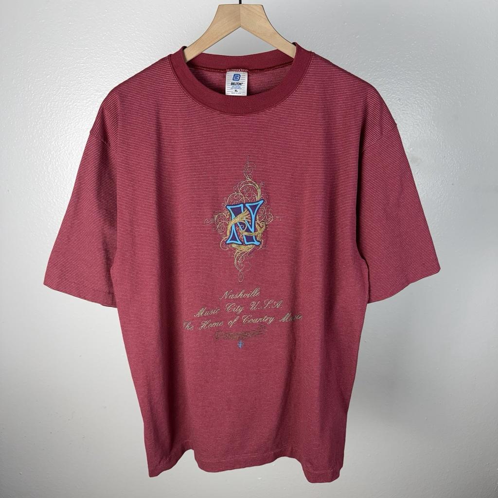 Vintage 90’s Nashville Country Music City USA Tourist Single Stitch T Shirt XL Unisex T-Shirt