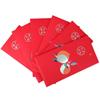 6PCS Vintage New Year Red Envelope Chinese Style Money Pocket Luck Money Envelopes  Spring Festival