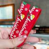 1 Pcs Santa Keychain Cartoon Claus Key Fob Cute Xmas Tree Keyring for Christmas Decoration Phone Backpack Purse Gift.