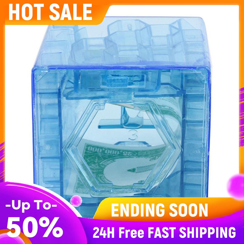 

Fun Cash Cube Money Maze Bank Money Maze Puzzle Box Preschool Learning Toy Money Holder Puzzle Party Favors for People You Love China Mainland
