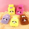 Cute Cartoon Monster PVC Hot Water Bag for Abdomen and Bed, Explosion-Proof